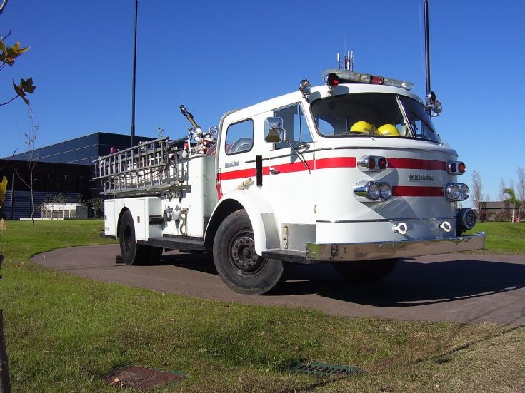 Moteur de camion de pompiers American LaFrance